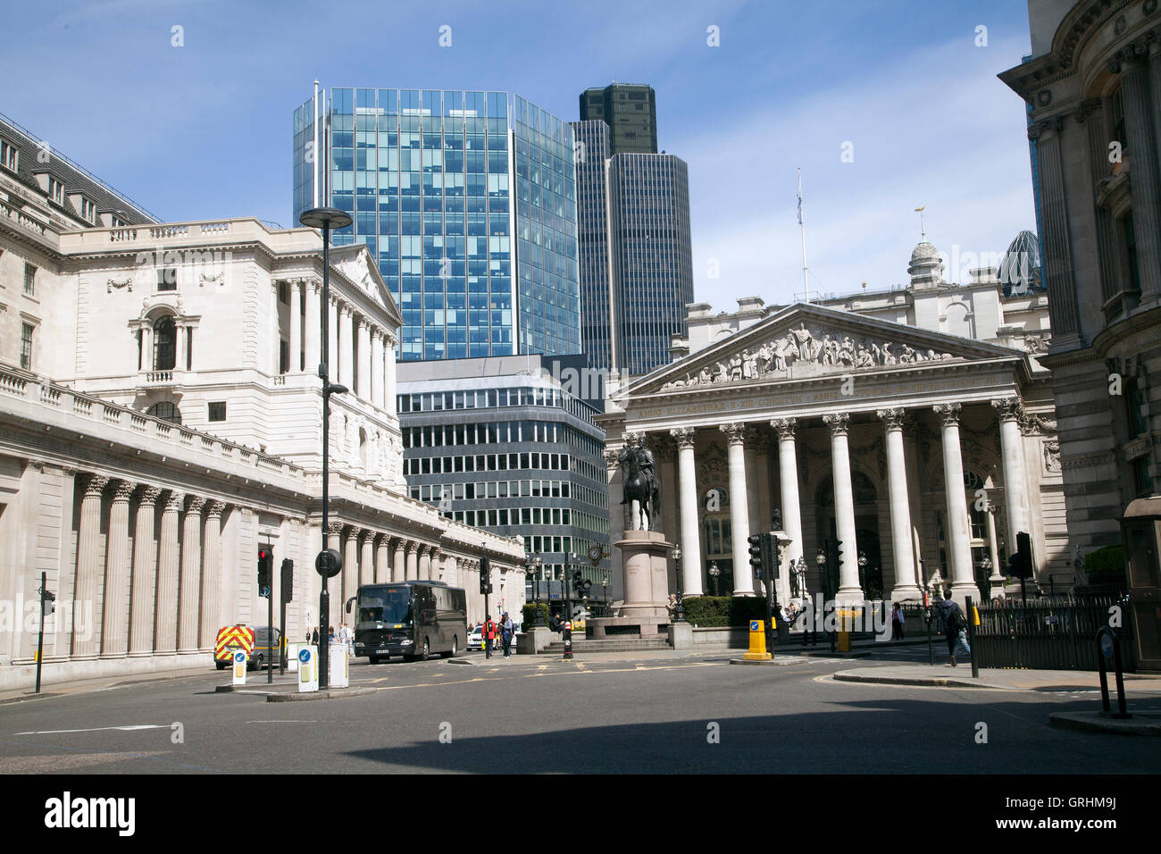 ROYAL EXCHANGE at Bank Station city of London Stock Photo Alamy