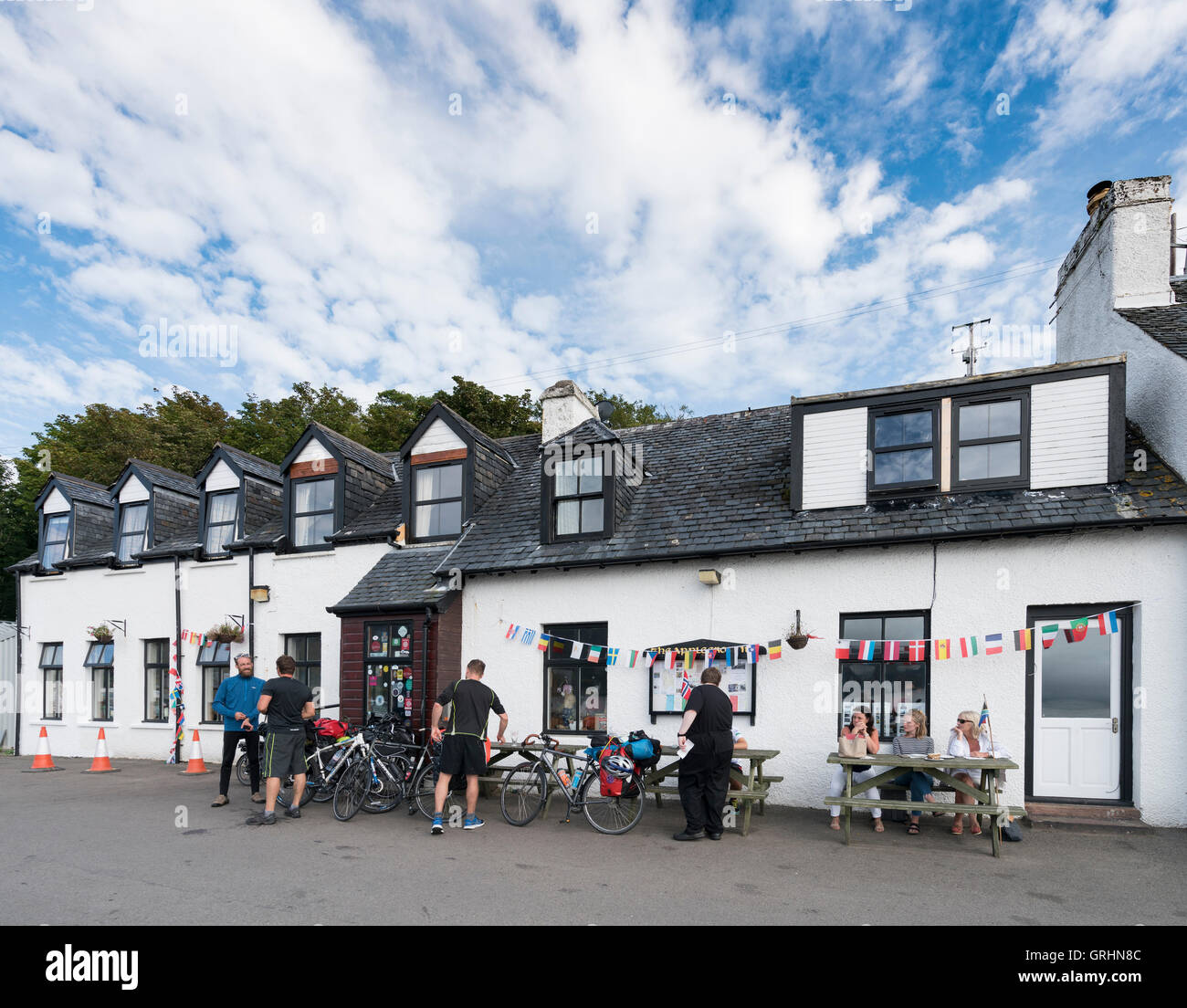 Applecross Inn pub and hotel in Applecross peninsula in Scotland, united Kingdom Stock Photo