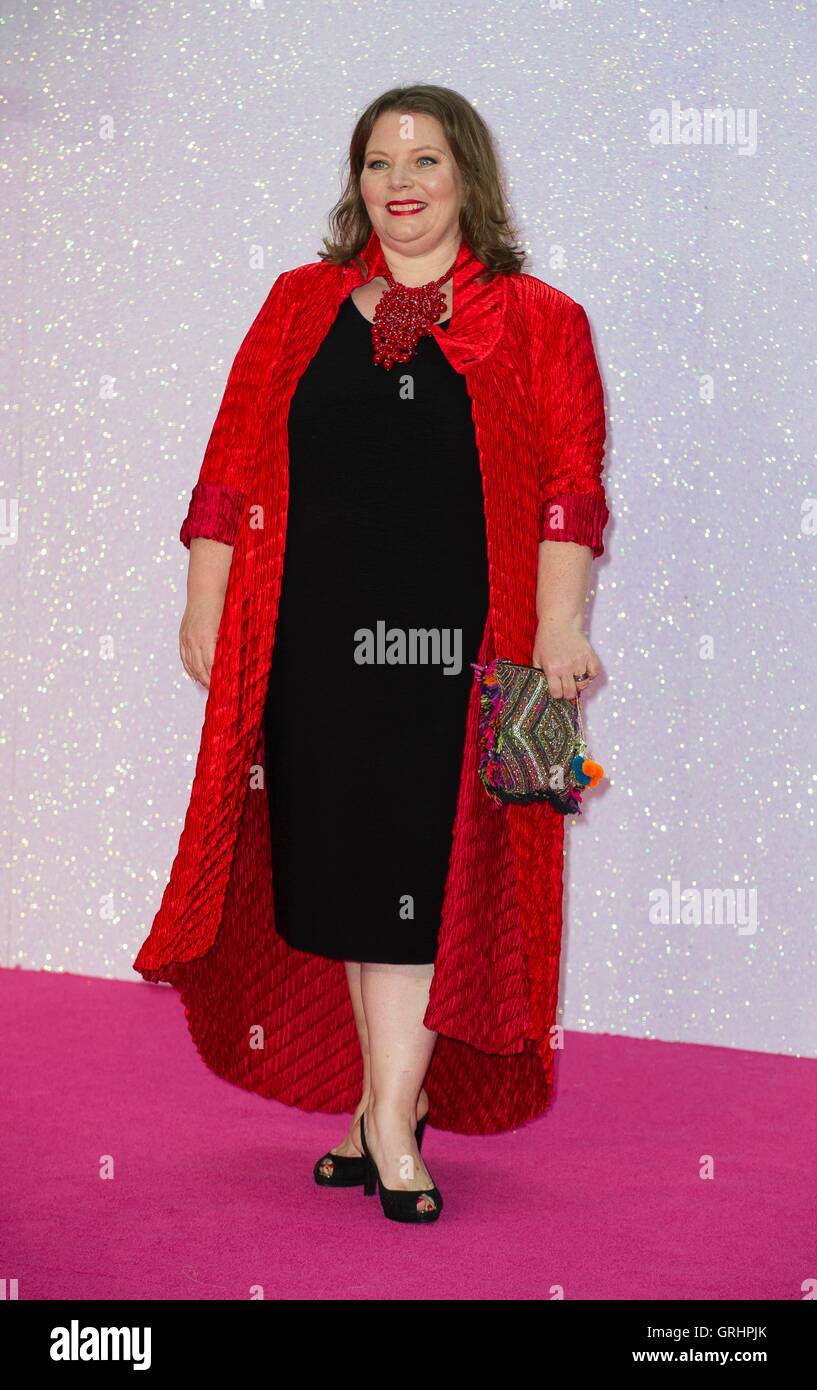 London.UK. Joanna Scanlan at the world premiere of 'Bridget Jones's