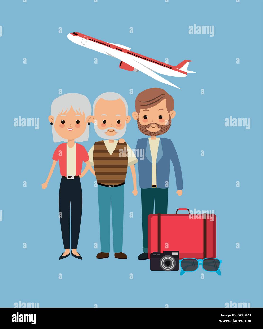 flying airplane image Stock Vector Image & Art - Alamy