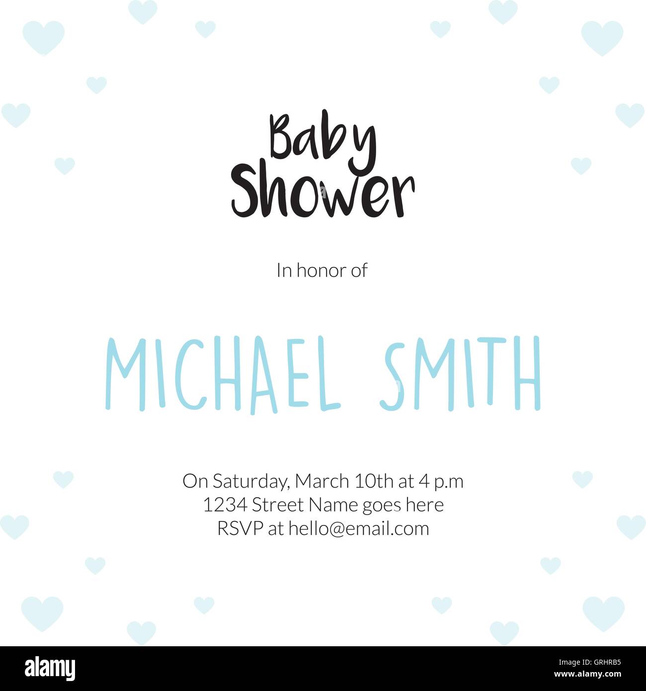 Baby Shower card Stock Vector Image & Art Alamy