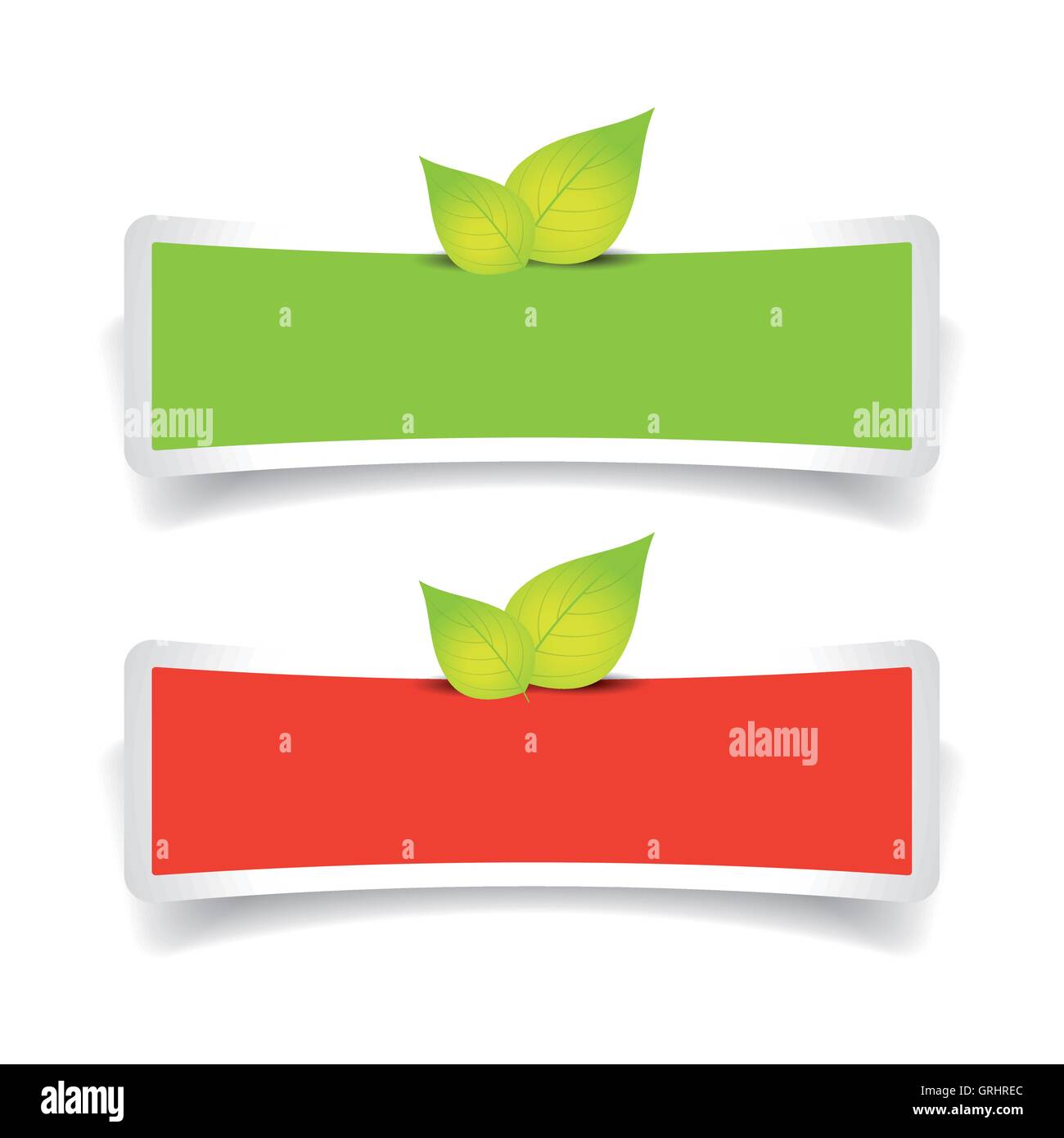 Empty vector label set stock vector image art alamy