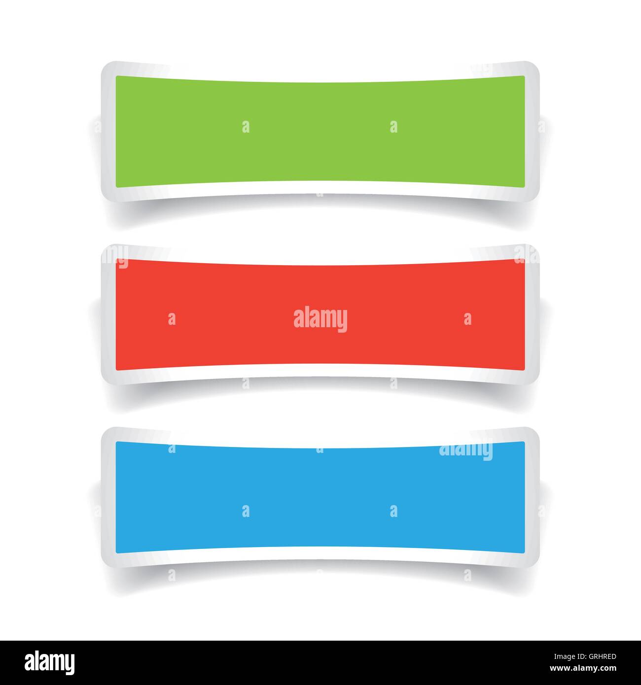 Empty vector label set Stock Vector Image & Art - Alamy