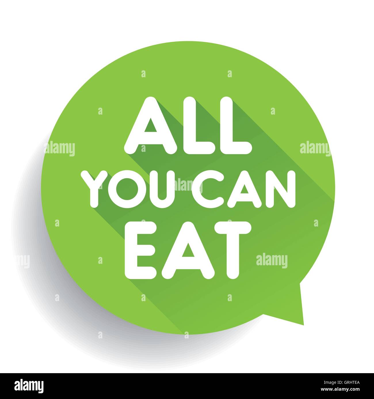 All you can eat label vector Stock Vector Image & Art Alamy