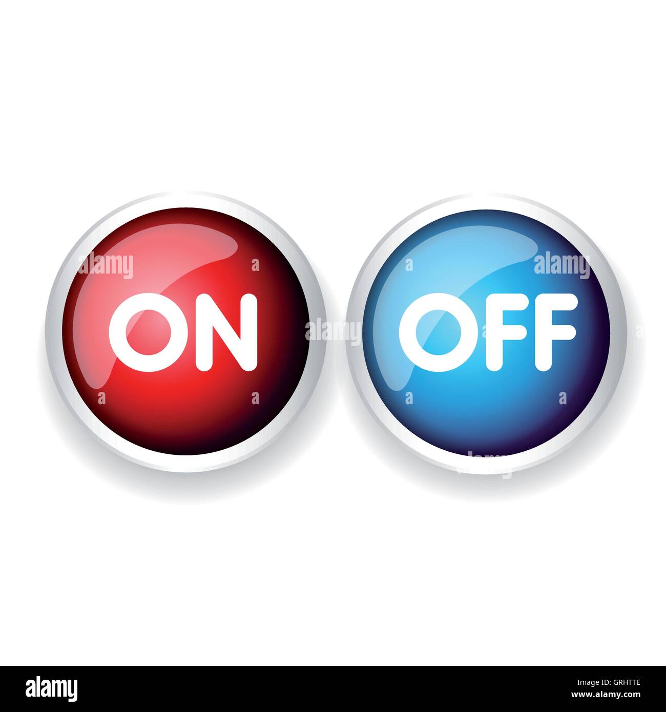 On Off vector button Stock Vector Image & Art - Alamy