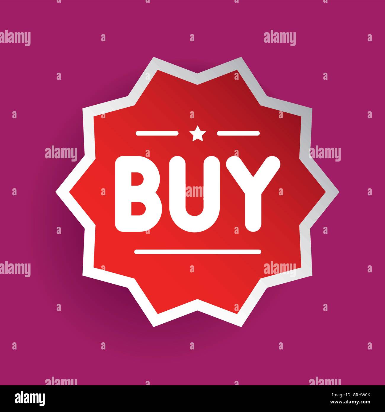 Buy red sticker or label vector Stock Vector Image & Art - Alamy
