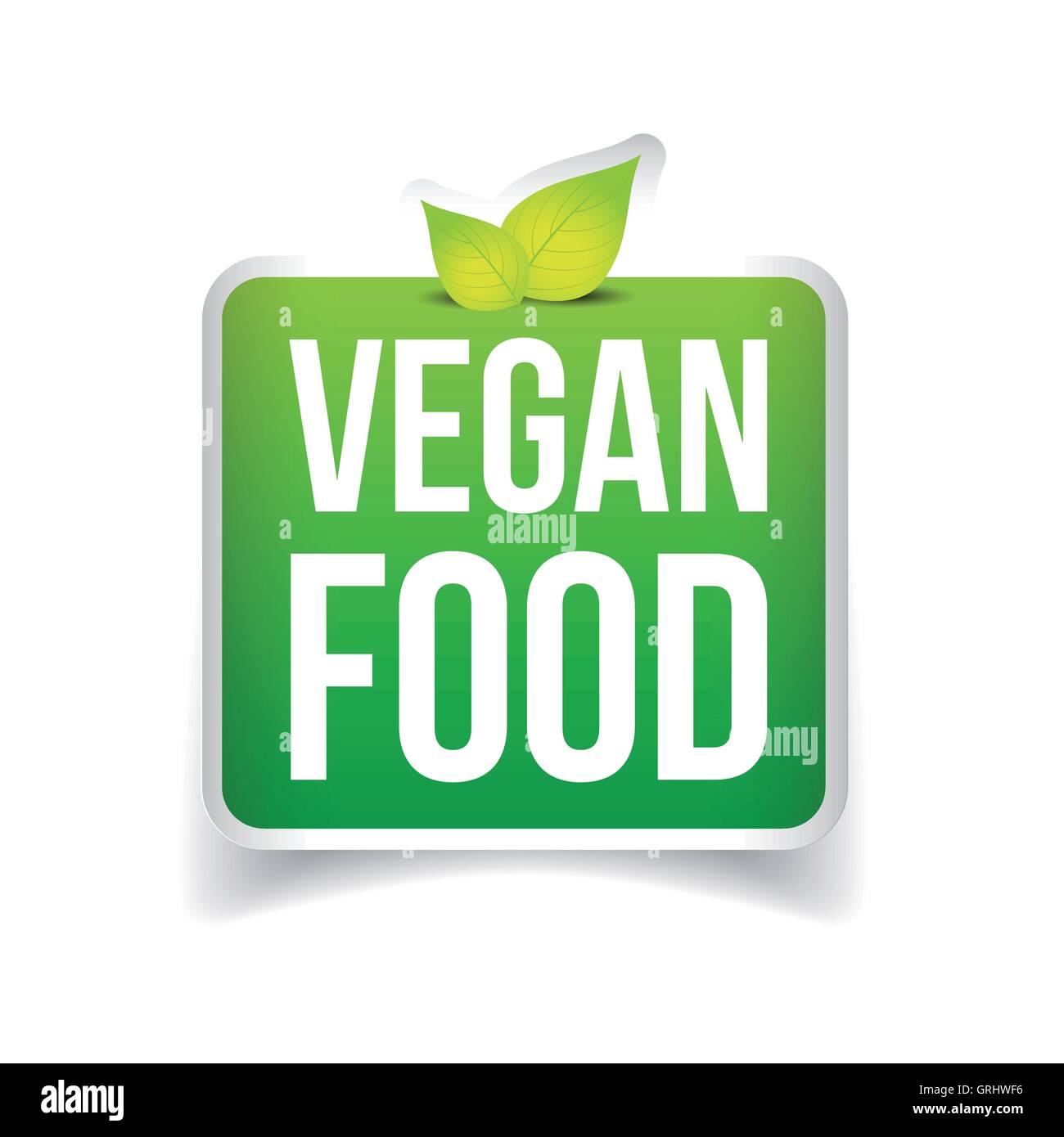 Vegan Food label vector Stock Vector Image & Art - Alamy