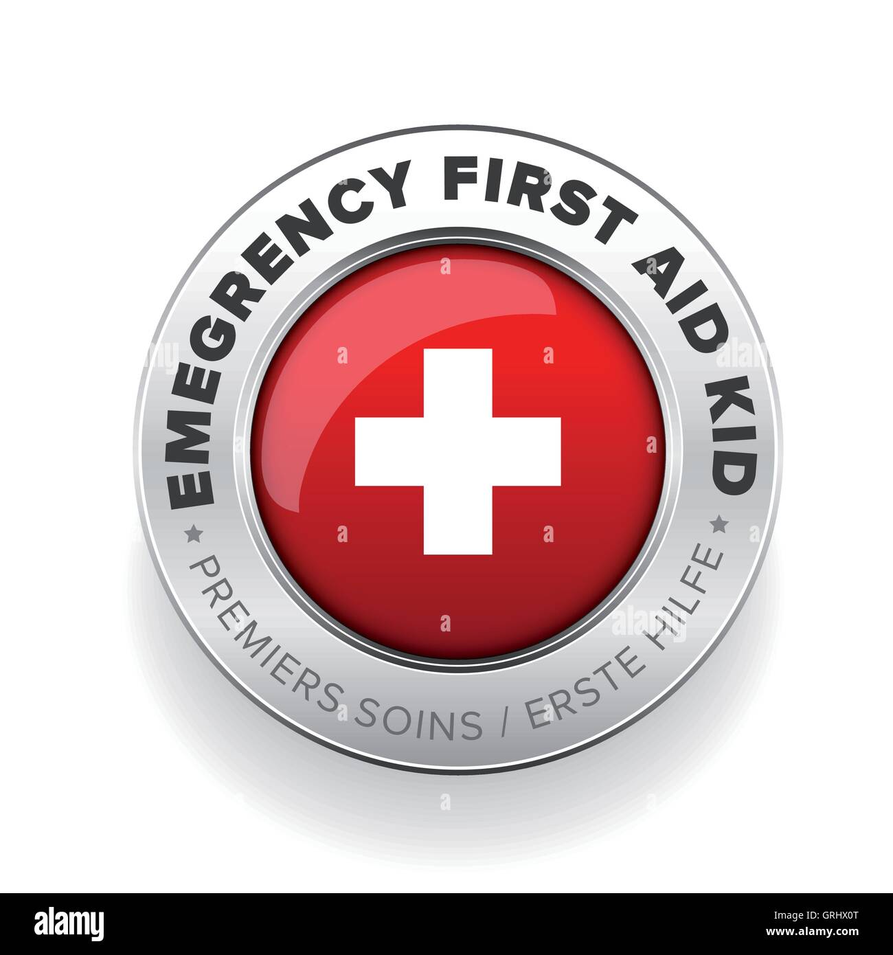 First aid icon vector button Stock Vector Image & Art Alamy