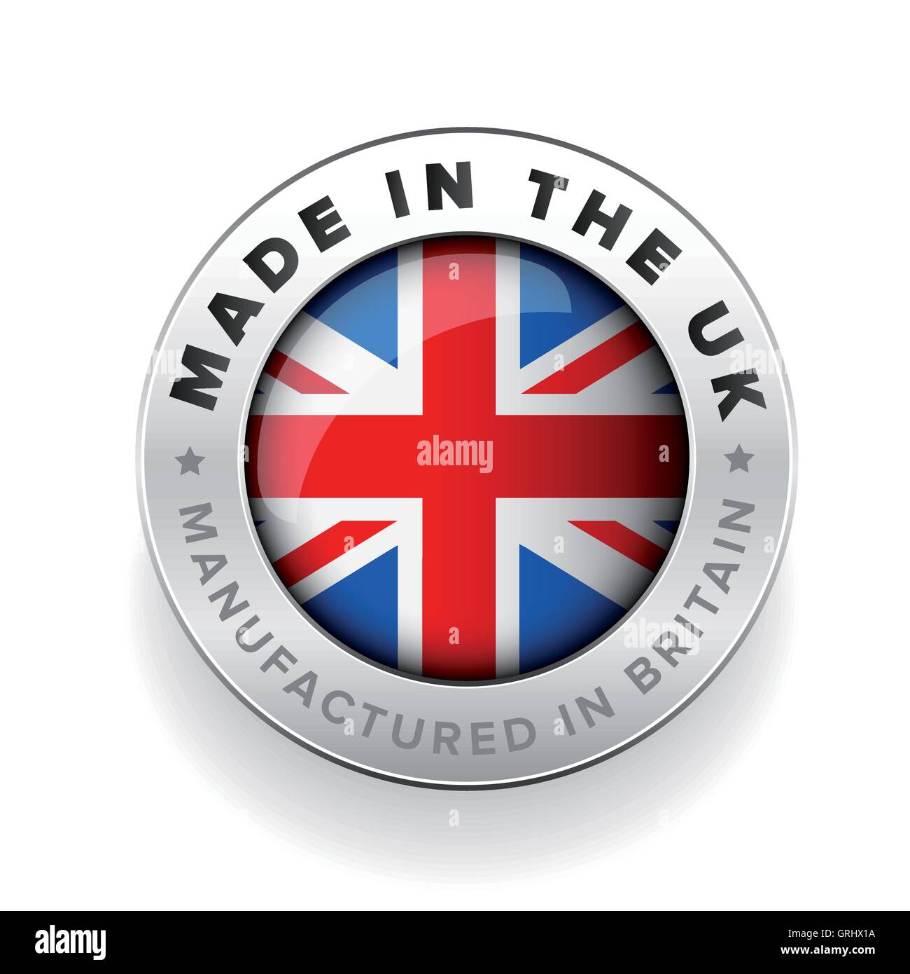Made in the UK. Manufactured in Britain Stock Vector Image & Art Alamy