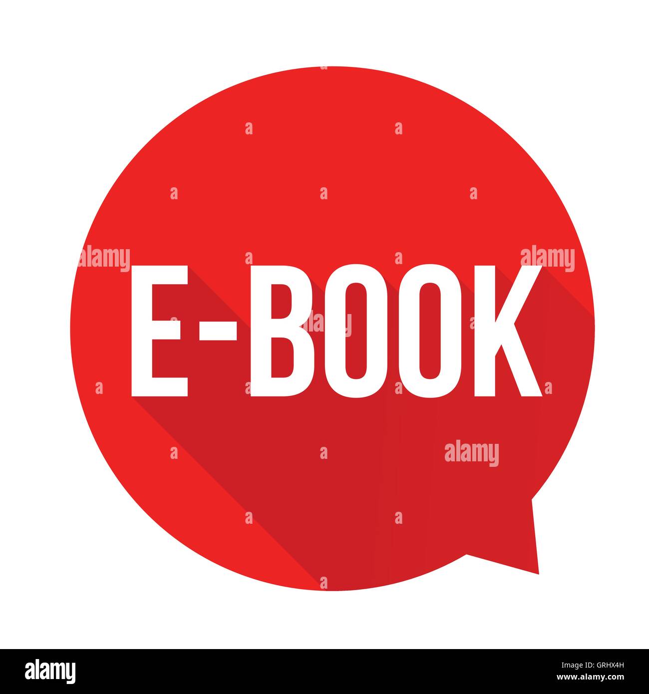 E-Book sign icon red vector Stock Vector Image & Art - Alamy