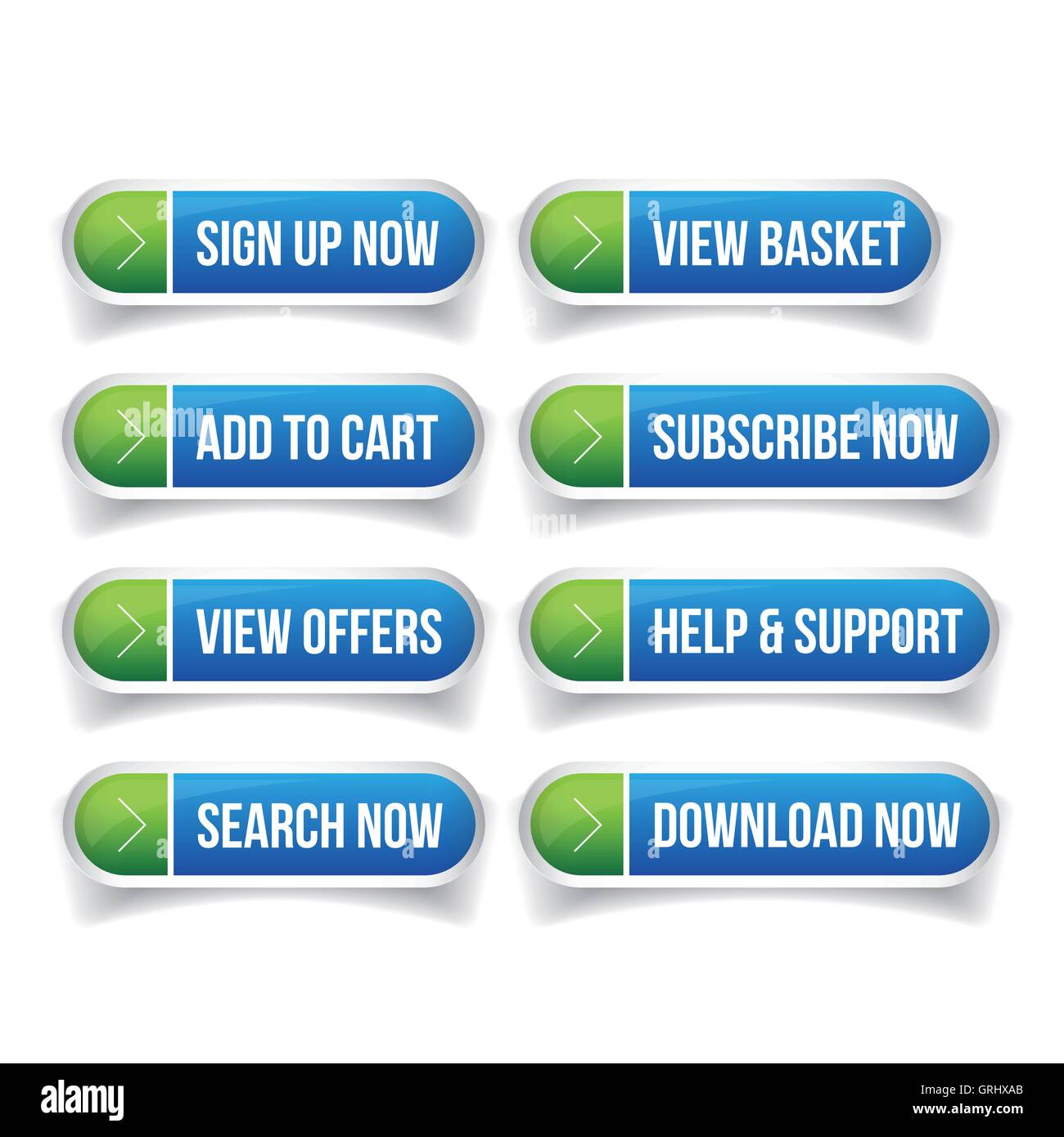 Call-To-Action Buttons vector Stock Vector Image & Art - Alamy