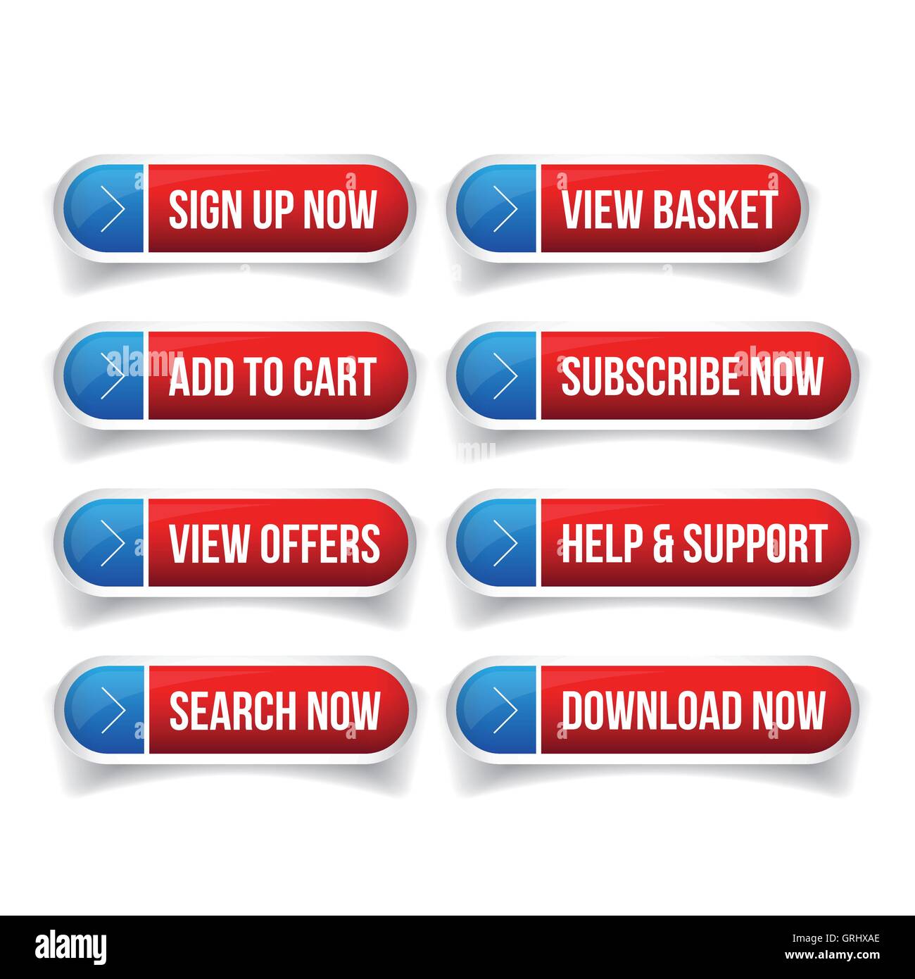 CallToAction Buttons vector Stock Vector Image & Art Alamy