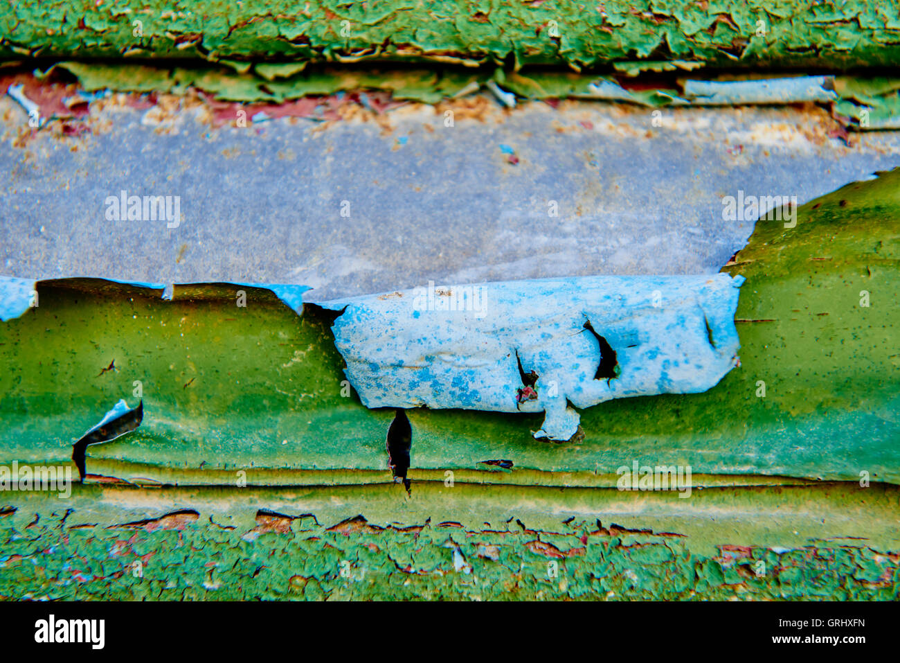 Detail of deteriorated Blind Stock Photo