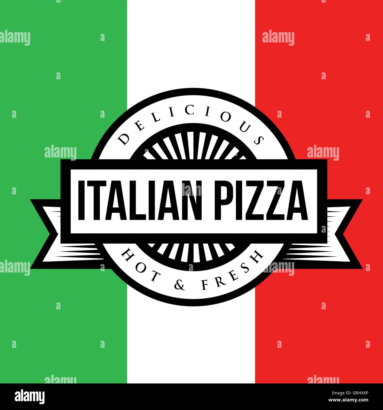 Pizza stamp vintage style Stock Vector Image & Art - Alamy