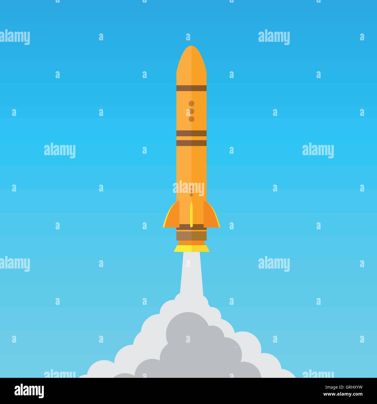 Rocket Icon vector Stock Vector Image & Art - Alamy