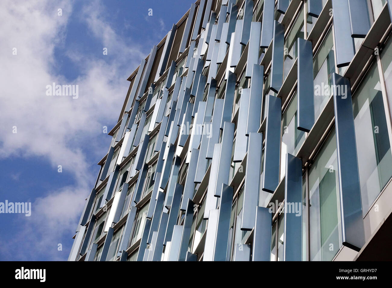 The Blue Fin Building in Southwark Street, Bankside, London designed by architects Allies and Morrison Stock Photo