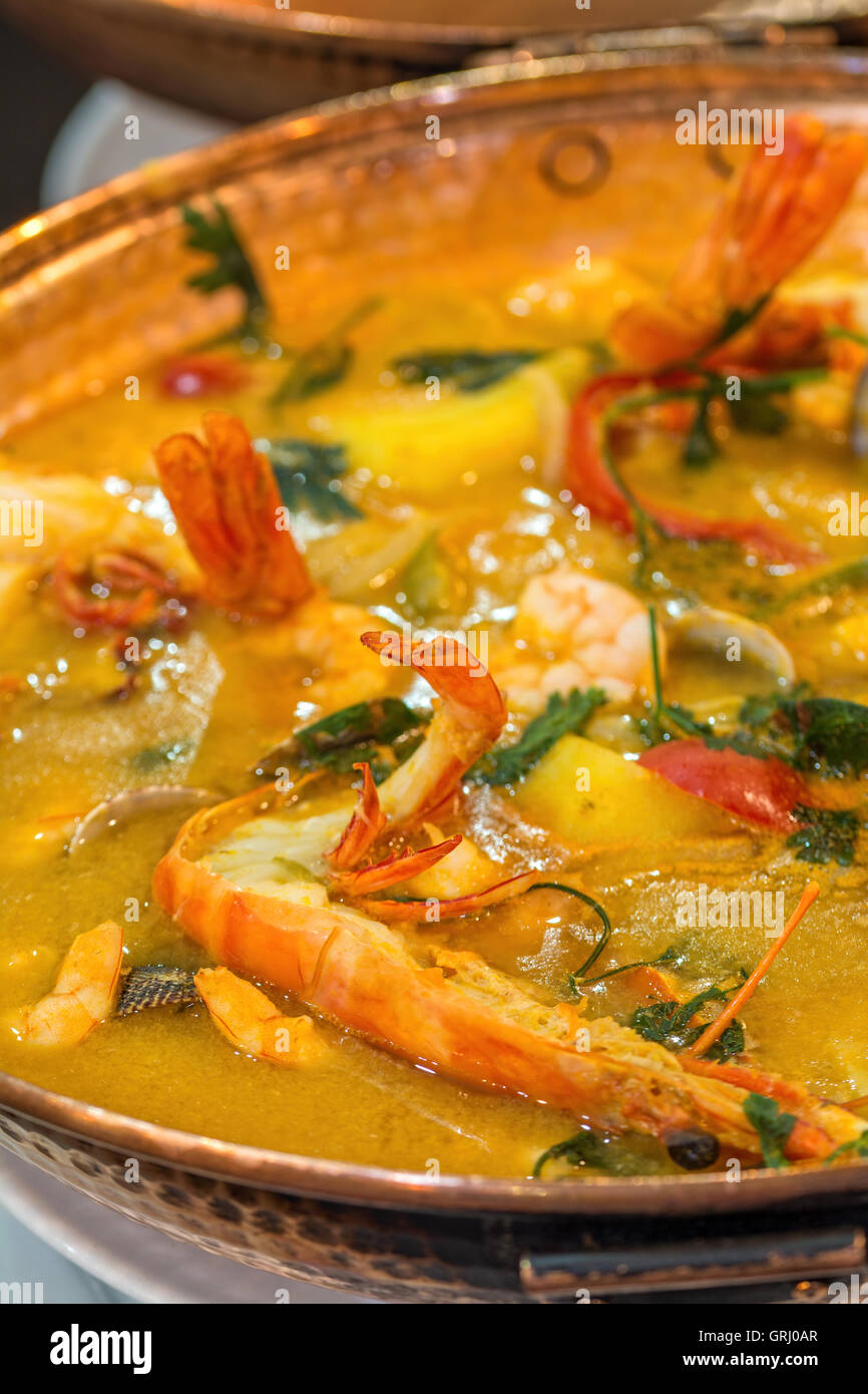 shellfish cataplana portuguese traditional plate cocked on his special ...