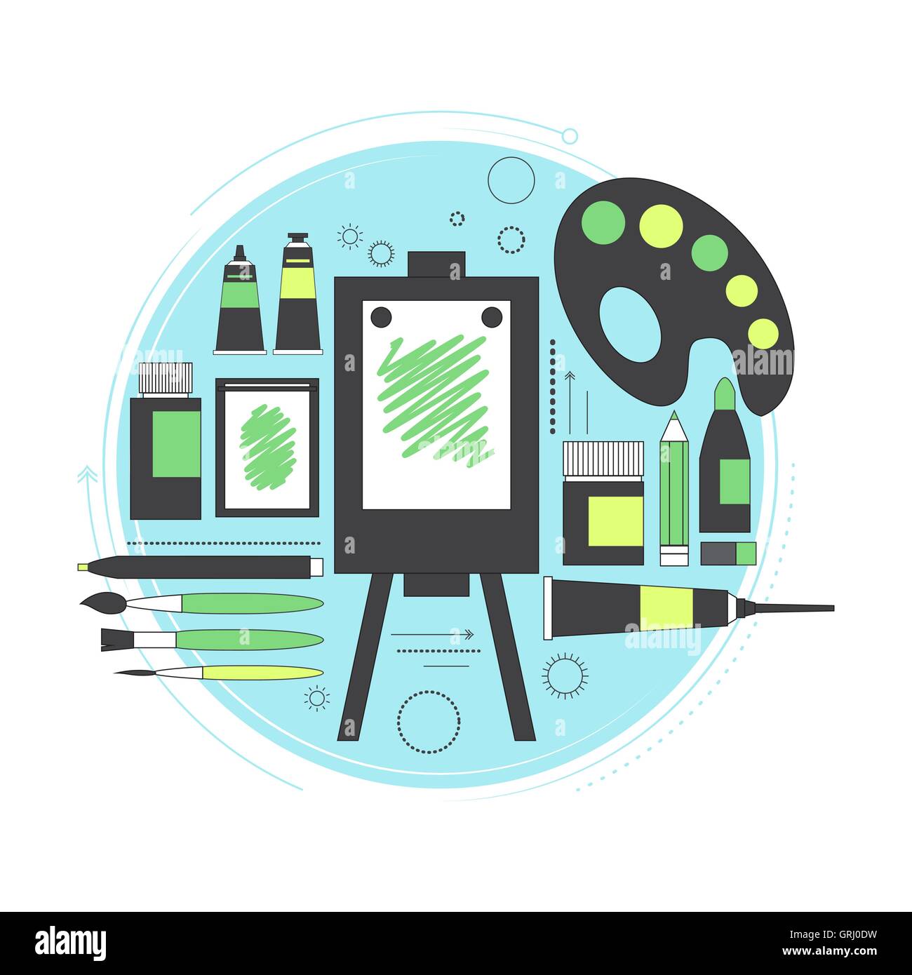 Pencil drawing photos Stock Vector Images - Alamy