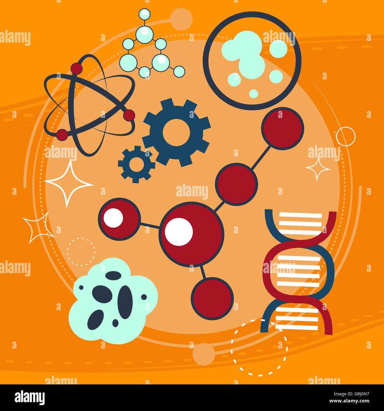 School chemistry. The tubes in the fire. Radiation and propagation of Stock Vector Image & Art