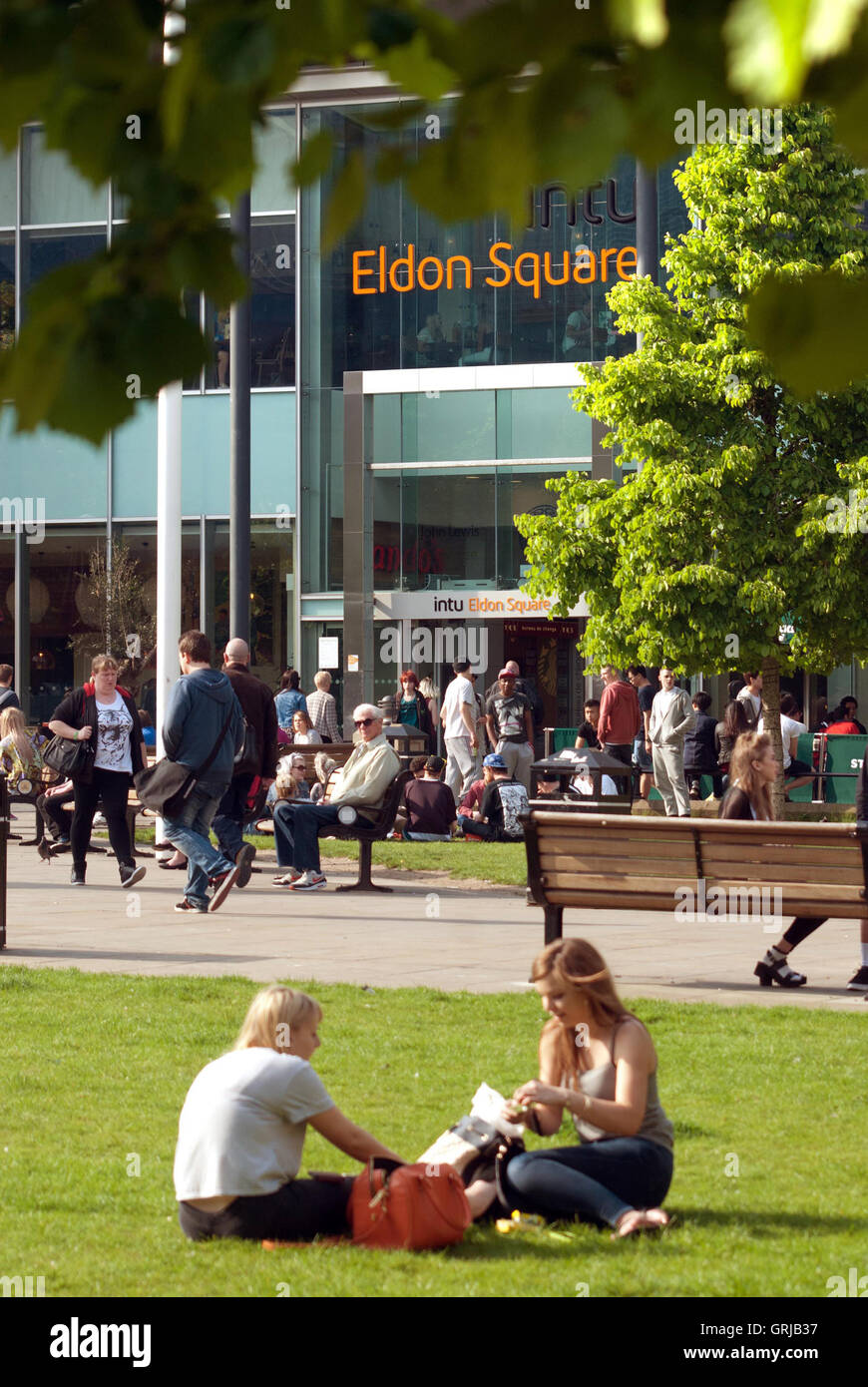 Old Eldon Square, Newcastle Upon Tyne Stock Photo - Alamy