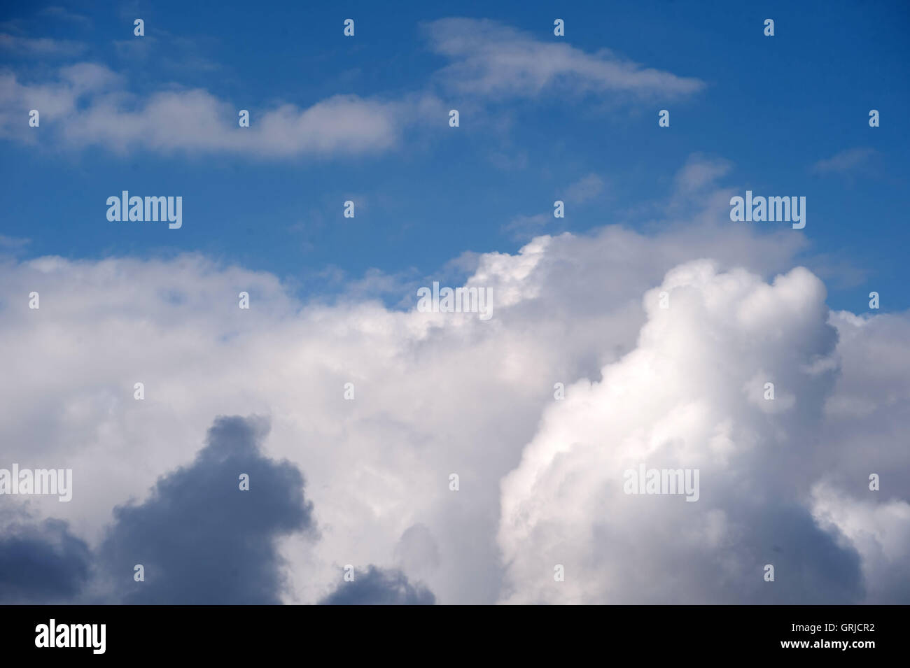Stormy blue sky Stock Photo - Alamy
