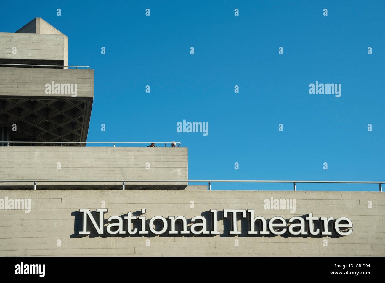 The National Theatre on London Southbank Stock Photo