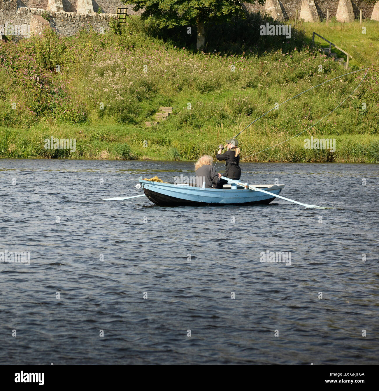 Lady fly fishing hi-res stock photography and images - Alamy