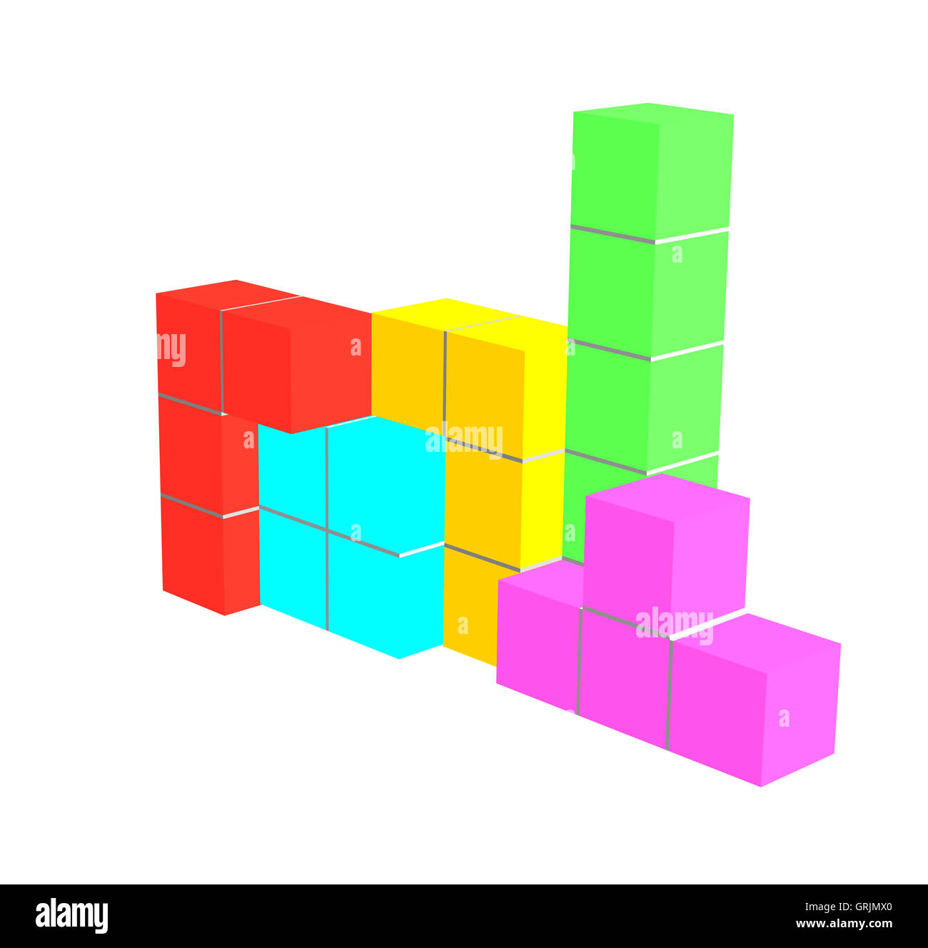 Tetris Block Clipart PNG Images, Block Game Tetris 3d Border