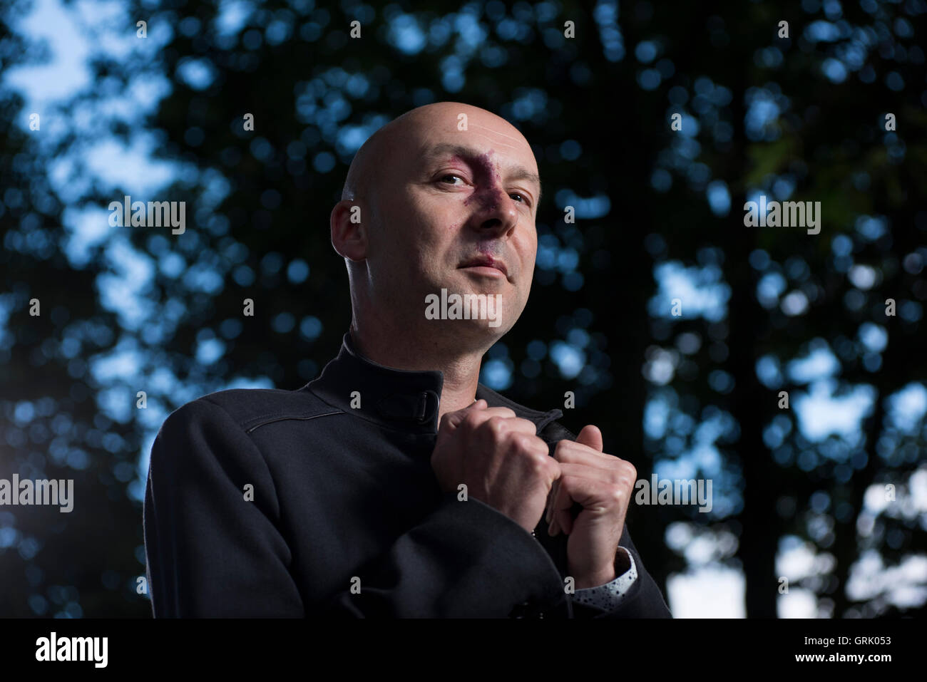 Scottish novelist Chris Brookmyre. Stock Photo