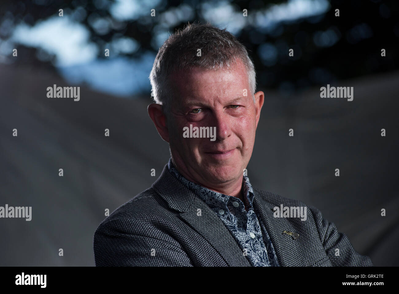 British natural historian, birder, author and television producer Stephen Moss. Stock Photo