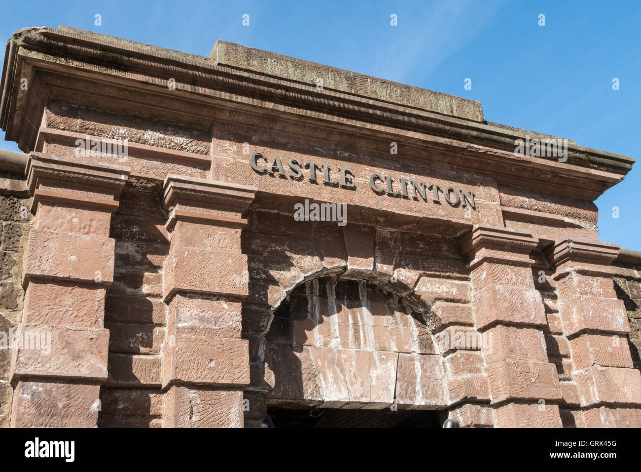 Castle Clinton National Monument in Battery Park, NYC, USA Stock Photo Alamy