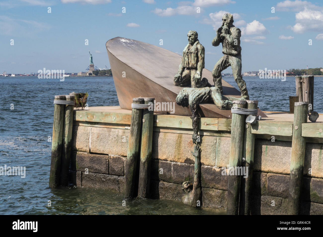 American Merchant Mariners' Memorial, NYC Stock Photo