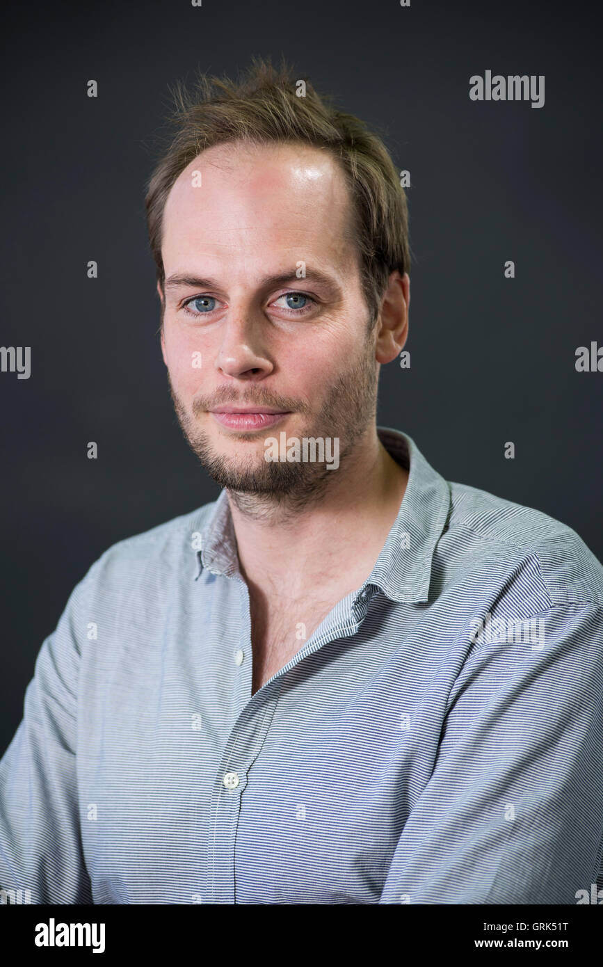Former soldier and author Harry Parker. Stock Photo