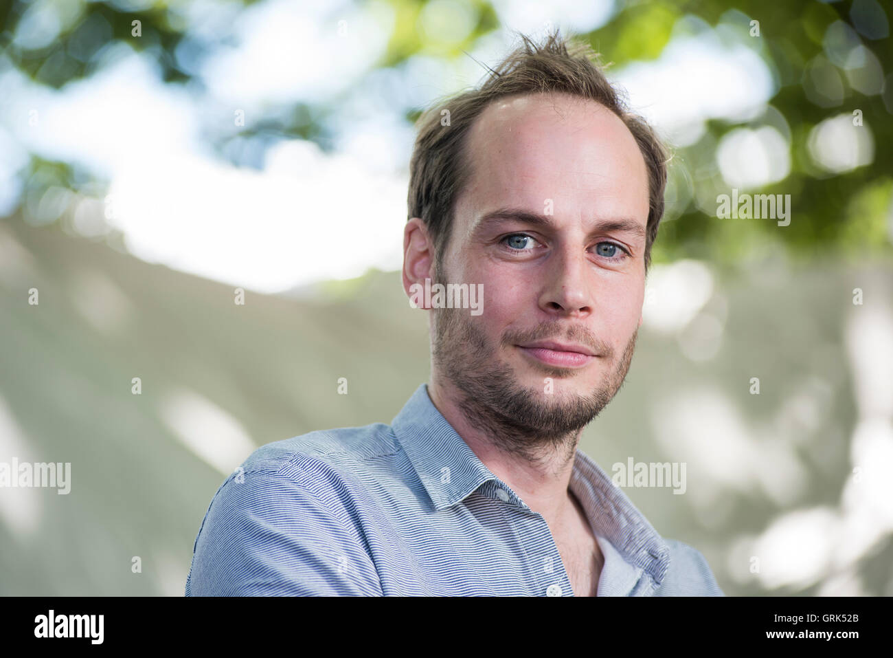 Former soldier and author Harry Parker. Stock Photo