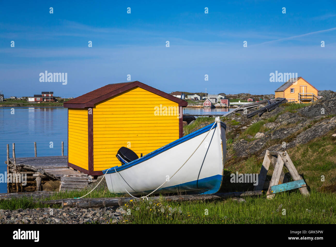 The fishing village of Tilting, Fogo Island, Newfoundland and Labrador
