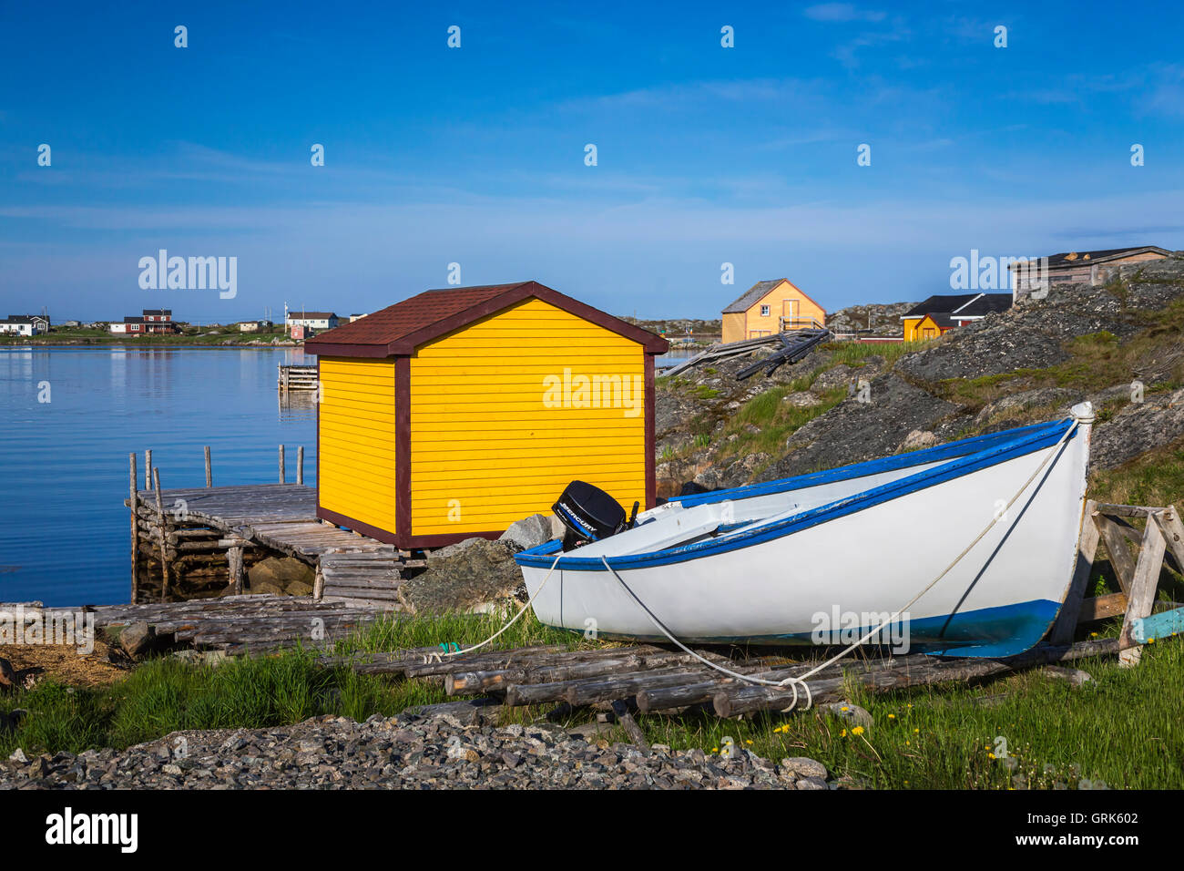 The fishing village of Tilting, Fogo Island, Newfoundland and Labrador