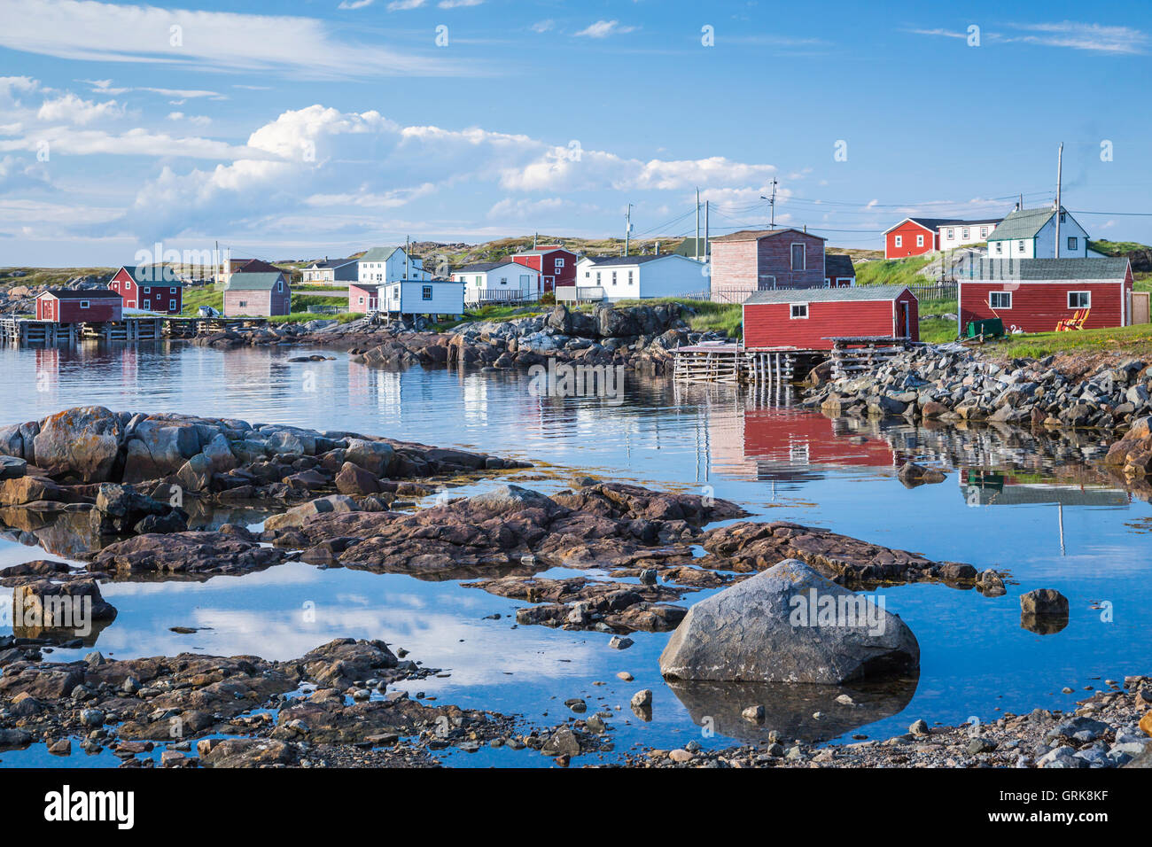 The fishing village of Tilting, Fogo Island, Newfoundland and Labrador