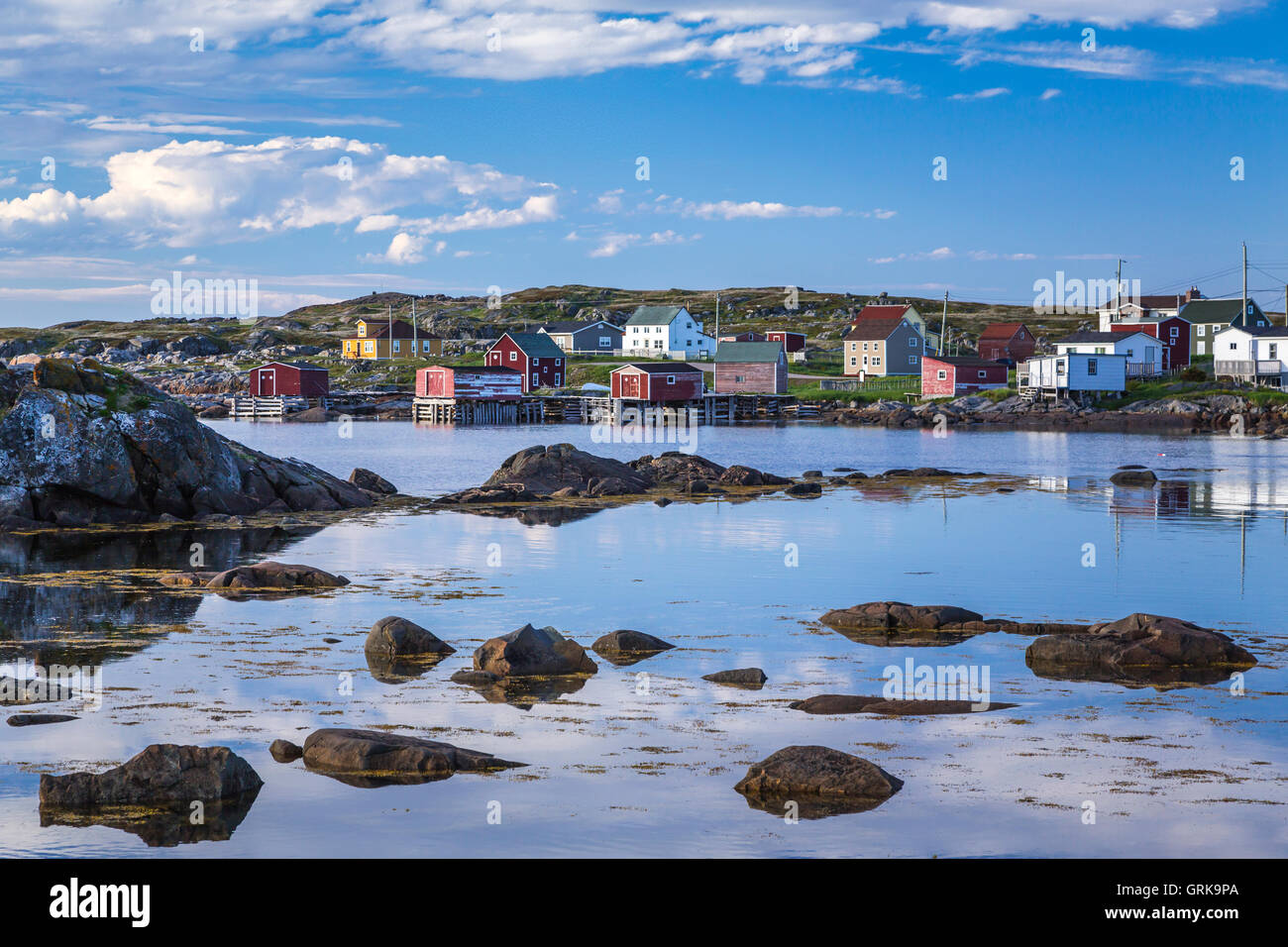 The fishing village of Tilting, Fogo Island, Newfoundland and Labrador