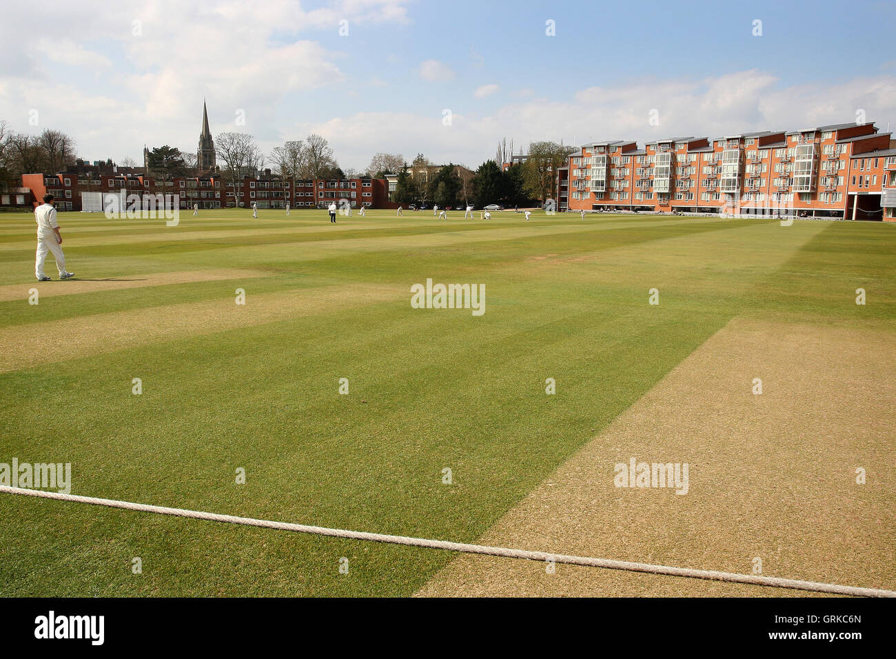 General view of Fenner's Cricket Ground, Cambridge University, during
