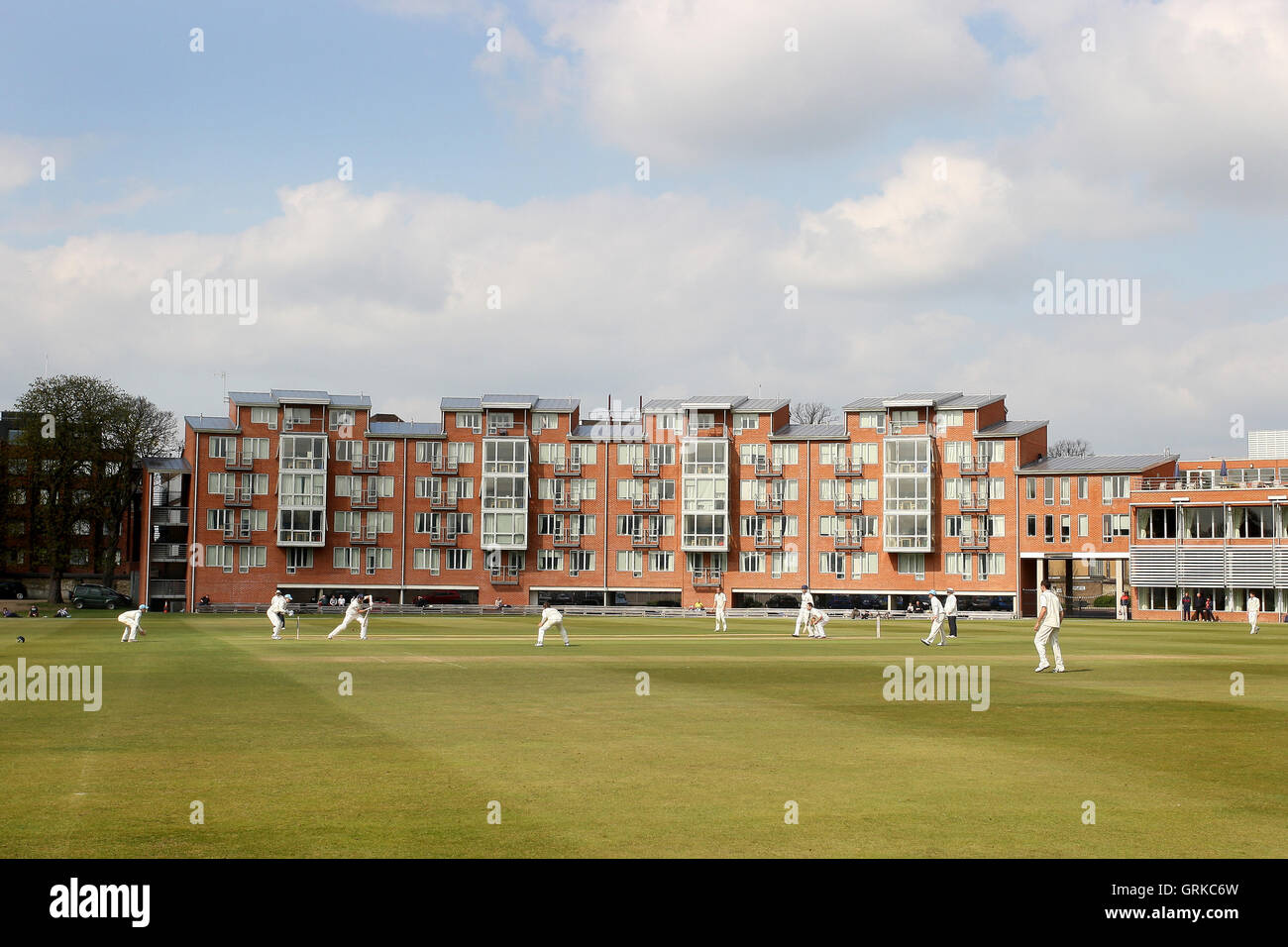 General view of Fenner's Cricket Ground, Cambridge University, during