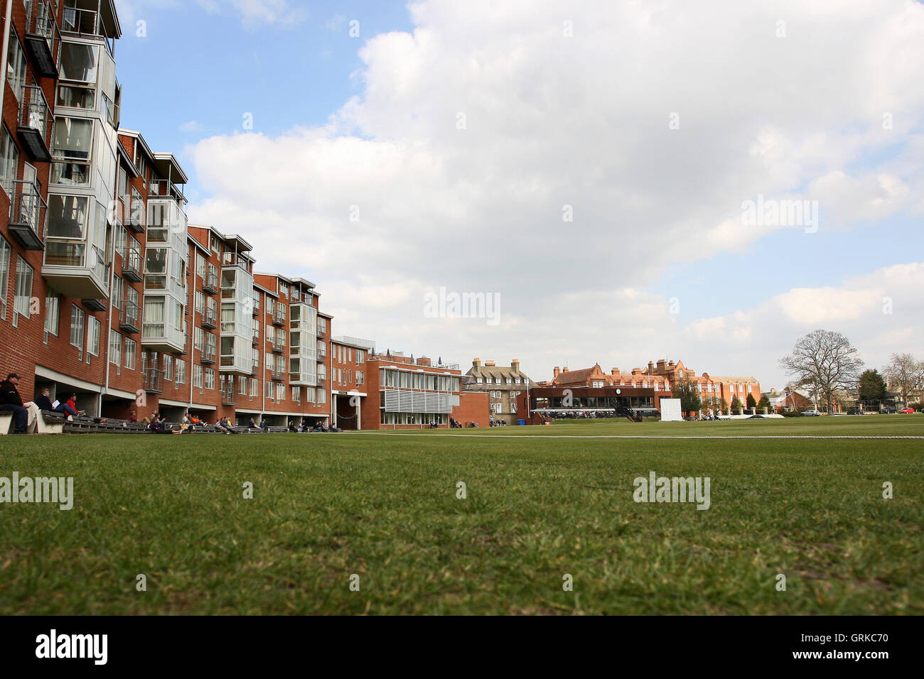 General view of Fenner's Cricket Ground, Cambridge University, during