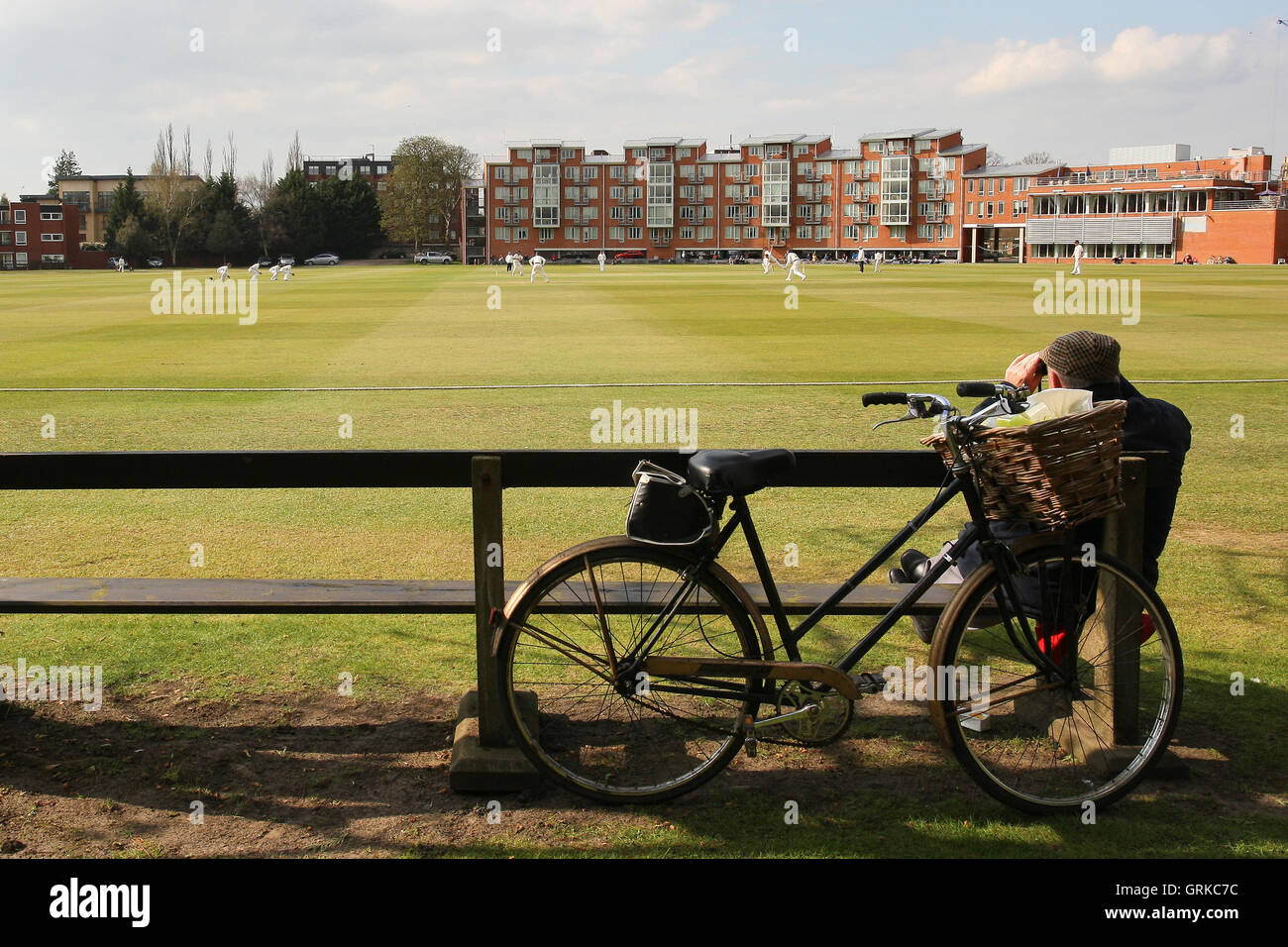 General view of Fenner's Cricket Ground, Cambridge University, during