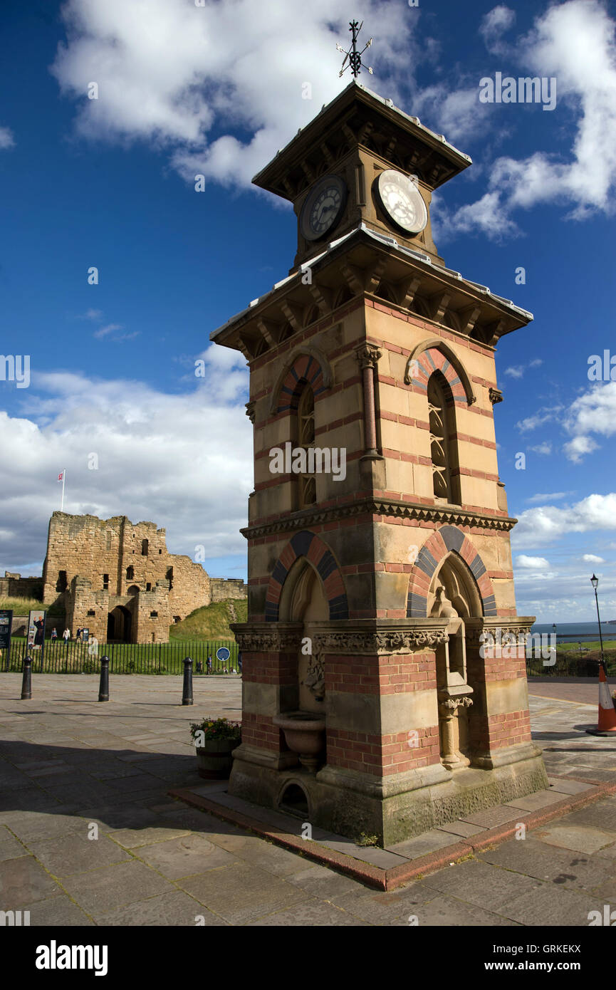 Tynemouth memorial clock Stock Photo Alamy