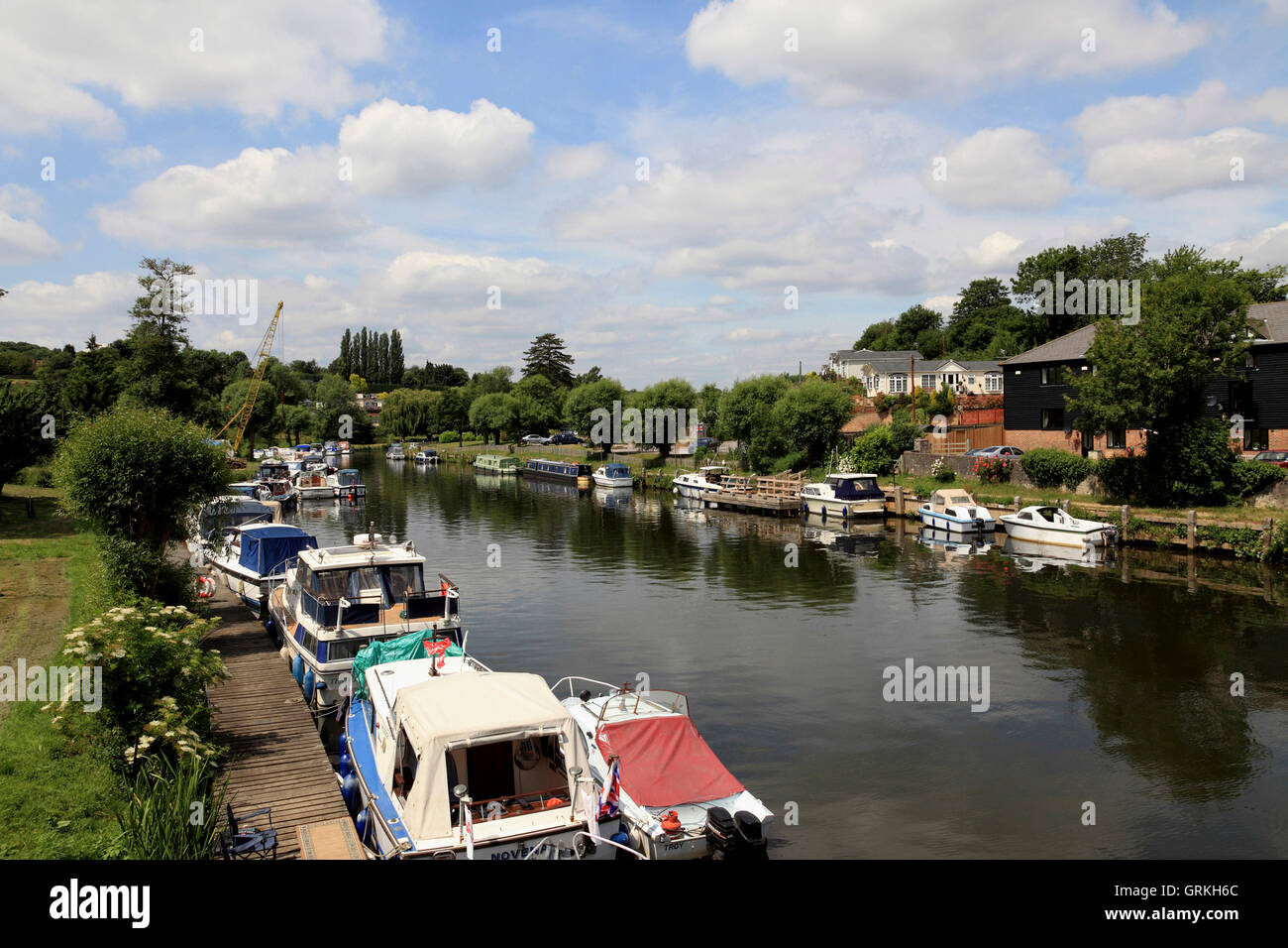 River Medway at East Farleigh, near Maidstone, Kent, UK Stock Photo Alamy