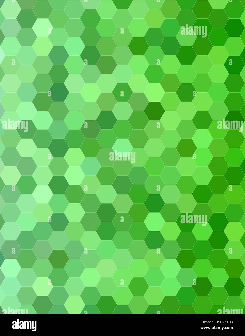 Green color hexagon mosaic background design Stock Vector Image & Art ...