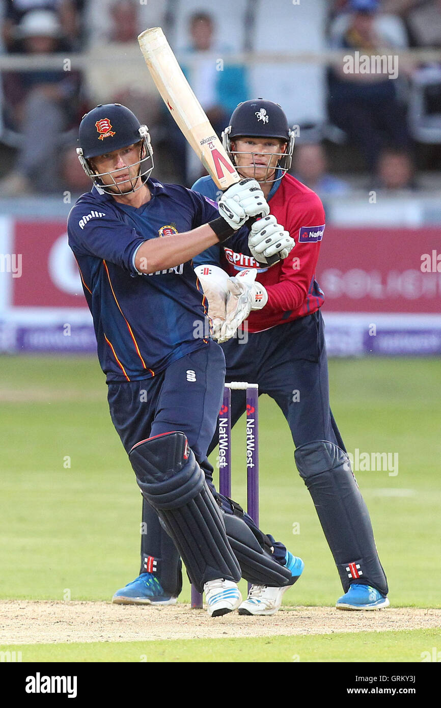 - Kent Spitfires vs Essex Eagles - Natwest T20 Blast Cricket at the Spitfire Ground, St Lawrence, Canterbury - 11/06/14 Stock Photo