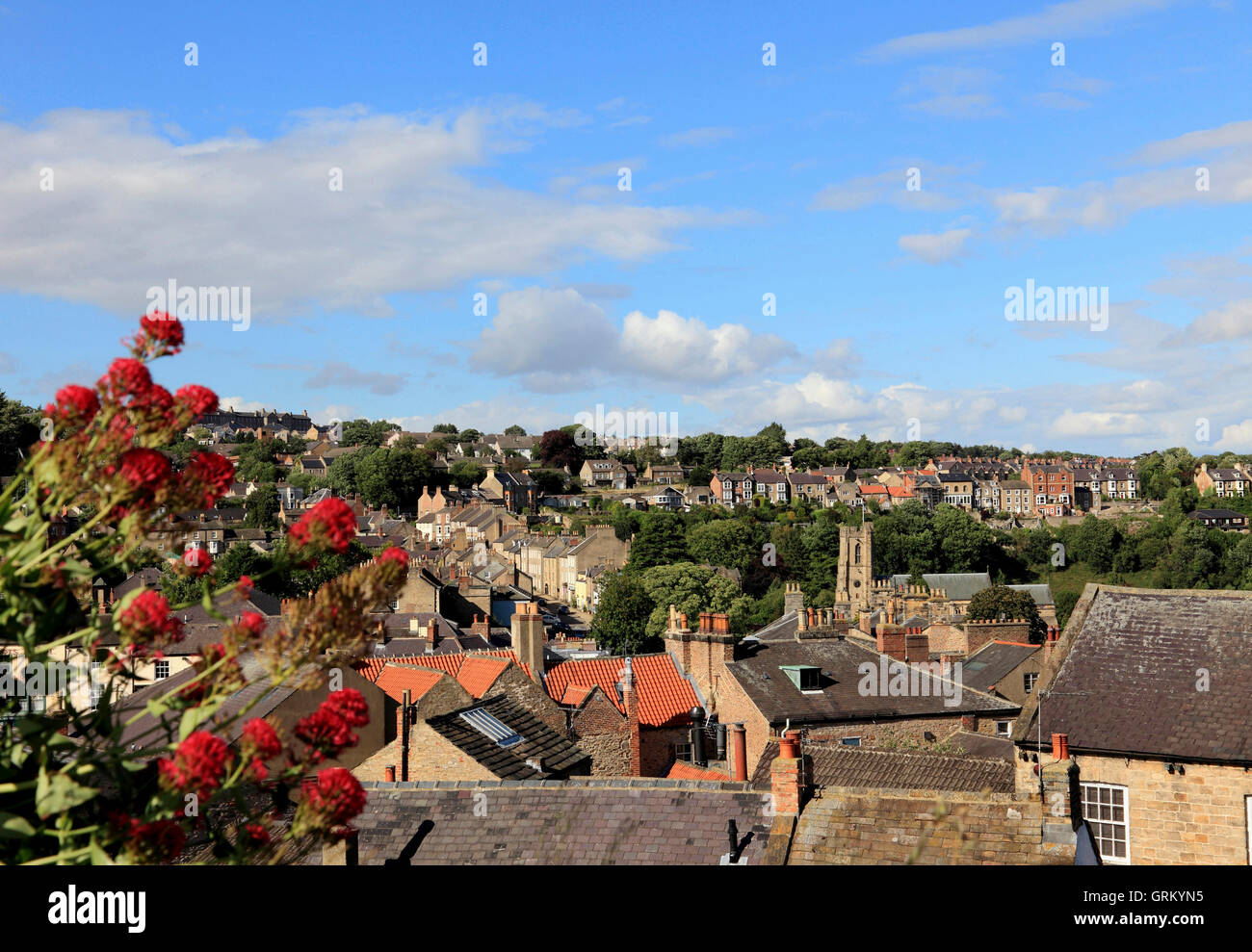 Richmond, North Yorkshire, UK Stock Photo Alamy