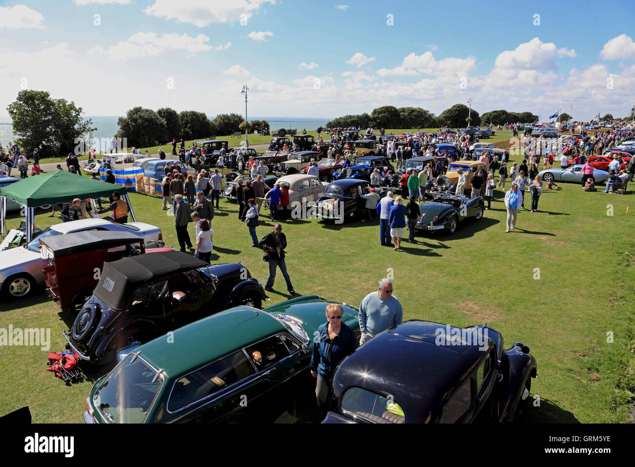 The Grand Old Timers Car Rally 2010, Folkestone, Kent, UK Stock Photo
