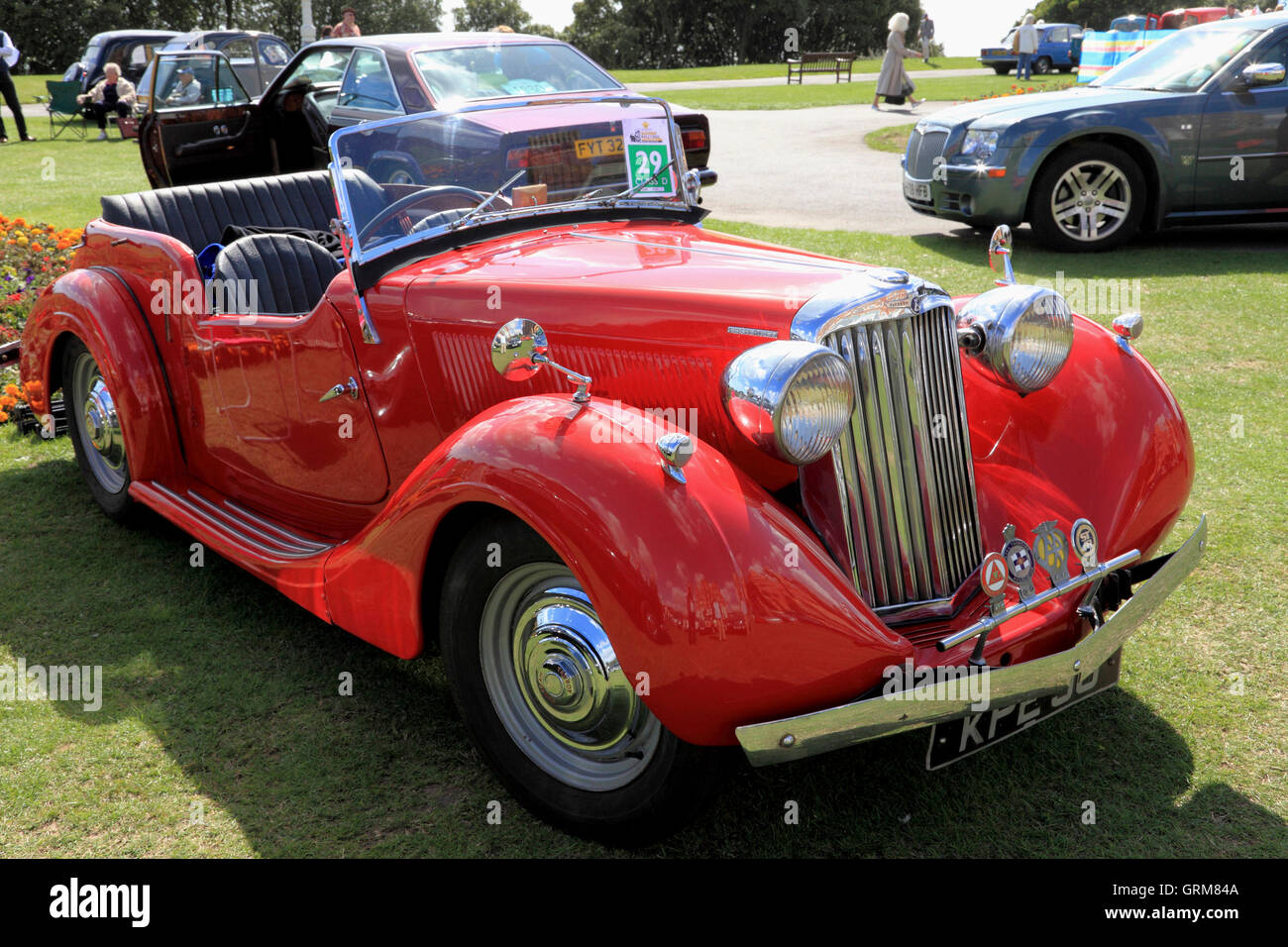The Grand Old Timers Car Rally 2010, Folkestone, Kent, UK Stock Photo
