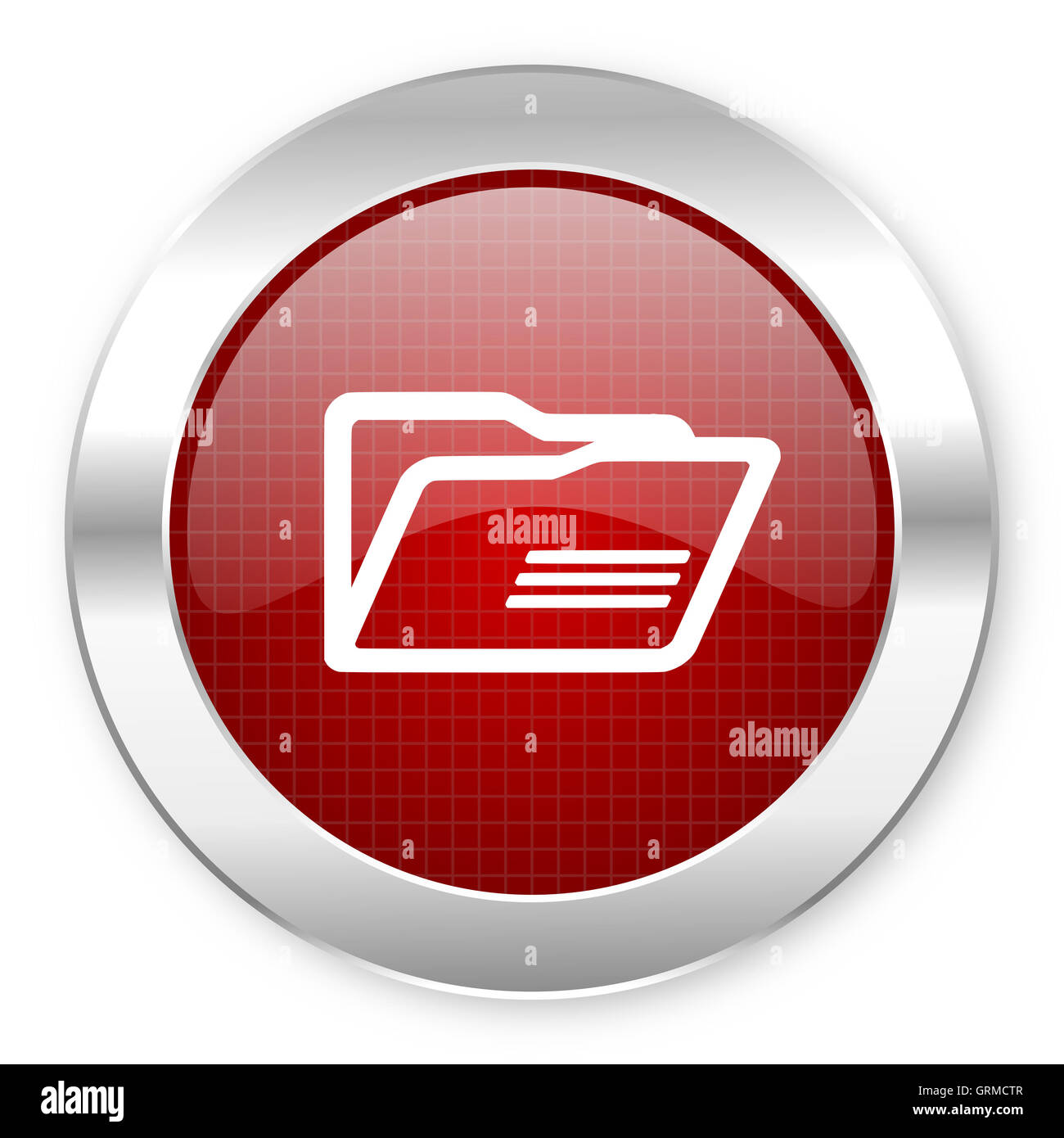 Folder icon circle document hi-res stock photography and images - Alamy